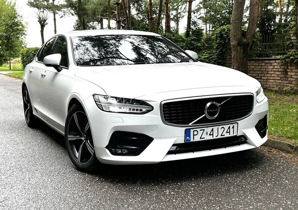 Volvo S90 cena 99999 przebieg: 170000, rok produkcji 2017 z Poznań małe 211